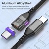 i! - 1,8m 240W Nylon Magnet USB C Schnellladekabel Datenkabel
