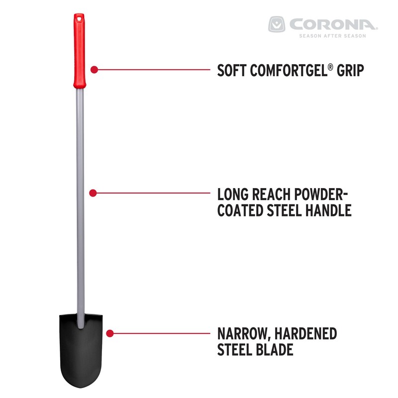 Corona ComfortGEL All Metal Nursery Shovel