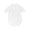 Cream De Coco Yoke Switching Two-Way Alls, 2-Way Crotch Snap