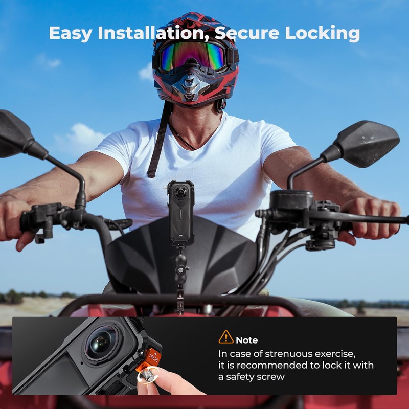 K&F Concept Insta360 X5 Mount Frame Bracket Protective Case Multi-Function