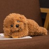 Toy Poodle Plush Dog, Real, Real, Handmade, Gentle Texture, Cute