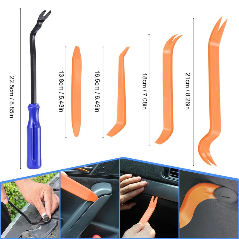 MumdoYAL 12 Piece Car Lever Tool, Trim Wedge Set for