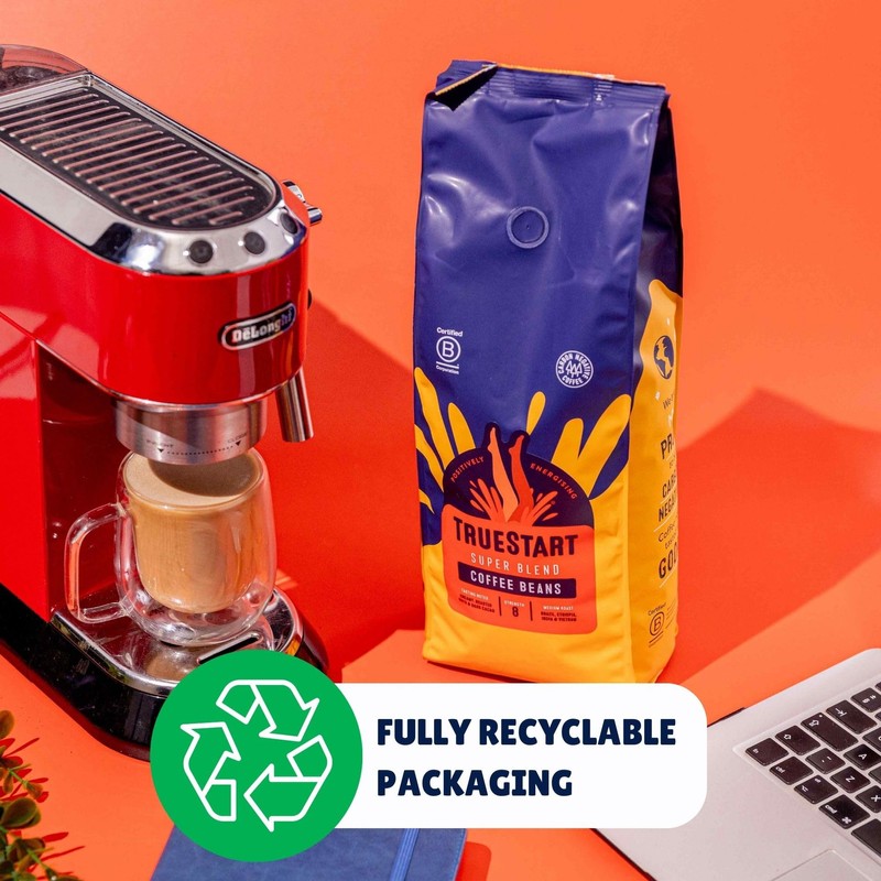 TrueStart Ground Coffee 200g, Super Blend - Ground Coffee for