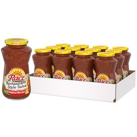 Pace Salsa, Restaurant Style, Original Recipe, Medium Salsa, 16 oz Jar (Pack of 12)