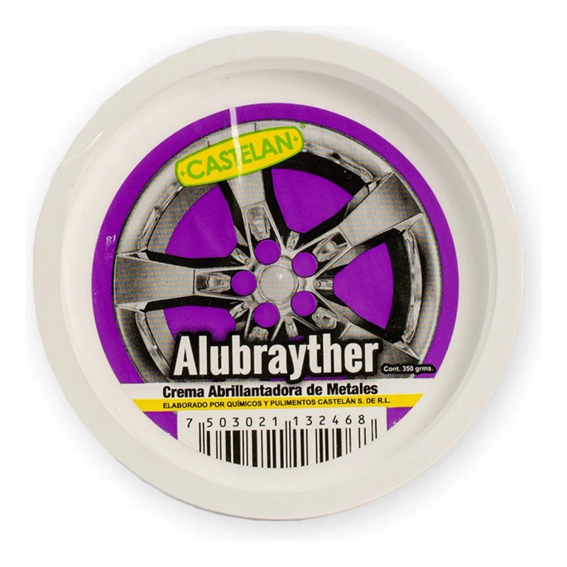 Abrillantador De Metal En Pasta Blanca Alubrayther 350grs. Verde