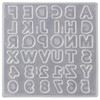Padico 404117 UV Resin Soft Mold, Alphabet