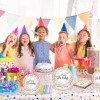 Tevxj 96 Pieces Happy Birthday Plates and Napkins Party Supplies