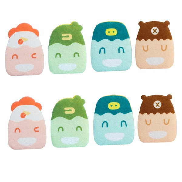 Healvian 8pcs Kitchen Cleaning Sponge Natural Sponge Erasers Strong Decontamination
