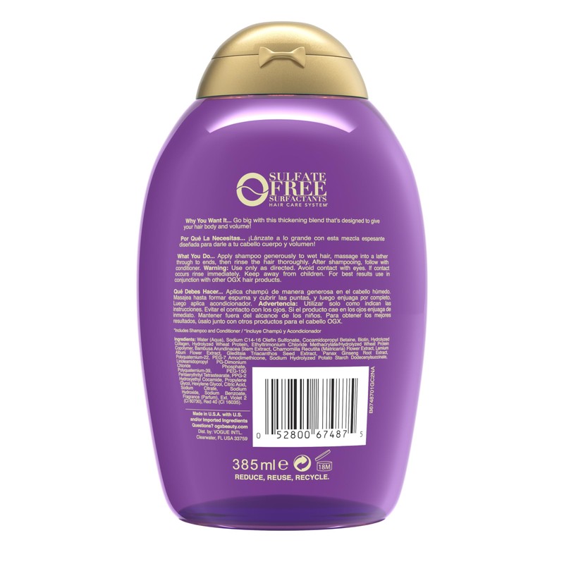 OGX Thick & Full + Biotin Collagen Extra Strength Volumizing