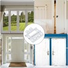 Worldity 10 Pack White Shutter Hinges,3 Inch Non Mortise Hinge,