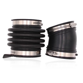 FUSCH Set of Air Intake Resonator Hose Tube Boot Duct Compatible with Infiniti 2006-2009 M35 3.5L 2006-2009 M45 3.5l 4.5l 2003-2007 G35 Replace# 16576-EG00A 16576-AL50A