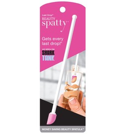 Spatty Last Drop Mini Makeup Spatula (6 Inch Pink) Shark Tank Mom Made Scrapes Foundation, Lotion, Cosmetics, Beauty Products, Perfect Gifts for Women, Teen, Grandma, Stocking Stuffers Under 6 Dollars