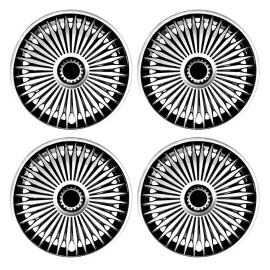 MOTENIO 14 inch Rim Cover for Iron Rim Wheel Cover Blade Wheel Cover Set of 4 Hubcaps