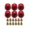 LBY 6pcs Busbar Insulator, SM-25 Polyester Standoff Insulators with Screw(M6),
