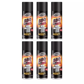 Home Select BARBECUE BBQ GRILL CLEANER SPRAY GREASE DISSOLVES BURNED-ON 10 oz (6 PACK)
