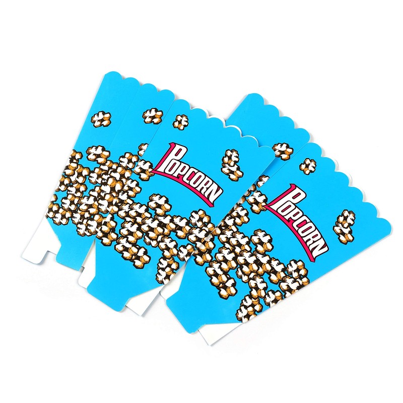 Komonee Foldable Pack Of Childrens Popcorn Holder Boxes Blue (Pack