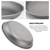 TiTo Titanium Plates Dish Outdoor Camping Tableware Ultralight Round Fruit
