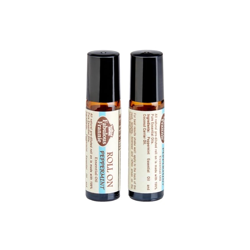 Fabulous Frannie Peppermint Essential Oil Roll-On 10 ml Made with