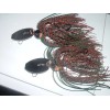 Custom Made Multi-Color Pulsating Living Rubber Bladed Swim Jig Lot
