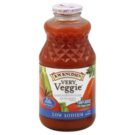 Knudsen Juice-Very Veggie/Low Salt(95% Organic), 32-Ounce (Pack of 6)