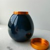 Small Egg Shape Ceramic Urn for Human or Pet Ashes
