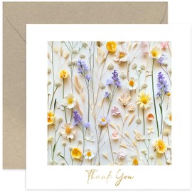 Thank You Card for Him, Her, Friend, Family - For Teacher Appreciation, The End of School Year or Other Events, Wedding Nurses Doctors Small Business Kids For Women