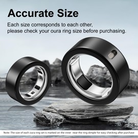 Hexasider 5 Pack Ring Cover Compatible with Oura Ring Gen 4/Oura Ring Gen 3 Horizon/Heritage, Durable TPU Case for Oura Ring Protector Accessories for Oura Size 9