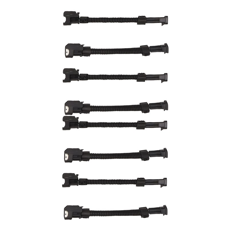 8Pcs Fuel Injector Wiring Adapter for Delphi LQ4 LQ9 4.8