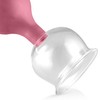 pulox SchrÃ¶pfglas aus Echtglas 2er-Set inkl. Saugball 52 mm &