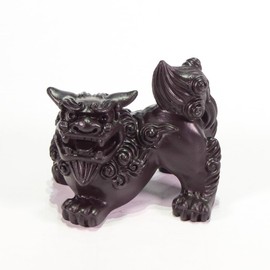 Kubakasaya Shisa Figurine, Okinawa Souvenir, Entrance Pair, Lucky Shisa, Side, Good Luck, Feng Shui, Evil Protection, Lucky Charm, Ryukyu