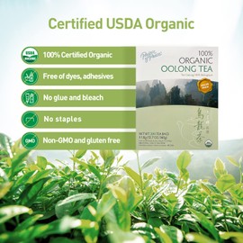 Prince Of Peace Prince of Peace 100% Organic Tea, BEST VALUE Family Size, 200 Tea Bags (Organic Oolong Tea)