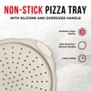 Bakken Pizza Baking Pan - Round Perforated Carbon Steel Pan