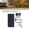 600W Solar Panel Charger Monocrystalline Silicon 100A Controller Solar Panel