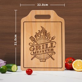 Giftasy Gifts for Men - Engraved Bamboo Chopping Board, Grill Gifts for Men, Funny Gifts for Men, Gifts for Men, Birthday Gifts