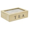 Carousel Home Gifts Vintage General Store Wooden Tea Box Chest