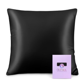 Olesilk, pillow case, 100% silk, cushion cover, hair and skin care, with a zip, 16 Momme, 1 piece