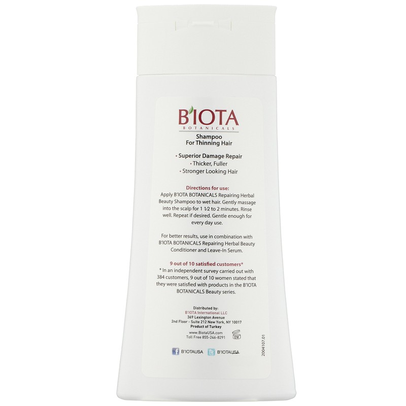 B'IOTA BOTANICALS PROACTIVE HERBAL CARE REPAIRING SHAMPOO