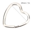 10pcs Key Ring, Metal Key Chain Ring Hook Connector Five