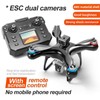 RC Drone with Screen Display Remote Control, 1080P Dual Camera,
