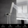 Heyalan SUS304 Stainless Steel Handheld Shower Wand High Pressure Luxury