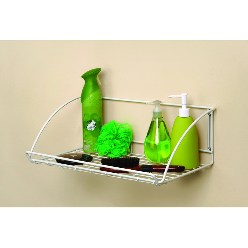 ClosetMaid 8278 18-Inch Wide Laundry Utility Hanger Shelf, White