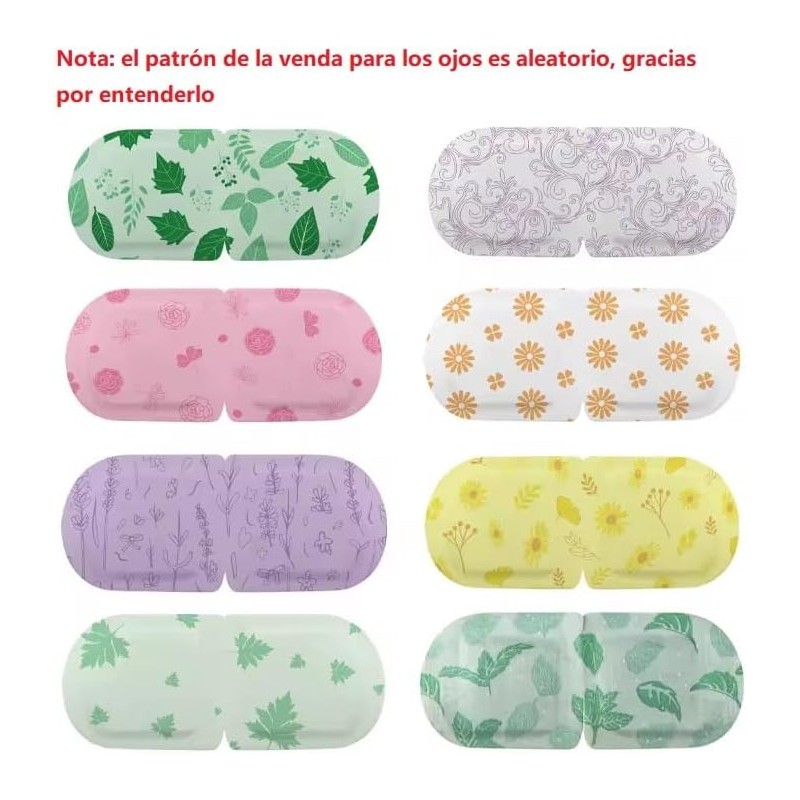 Máscara de Vapor para Ojos, Mascarilla Térmica Relajante y Hidratante,
