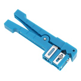 EMSea 45-163 Fiber Transverse Loose Tube Stripper Blue Fiber Optic Stripper Fiber Optic Removal Tool for Twisted Pair CATV Line CB SO SJ SJT Antenna Cable