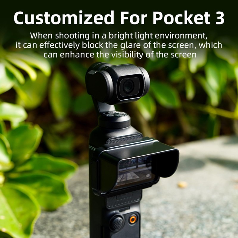 ZJRXM Accessories for DJI Osmo Pocket 3 Screen Sun Protection