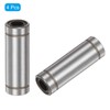 sourcing map 4pcs LM8LUU Linear Ball Bearings, 8mm Bore Dia,