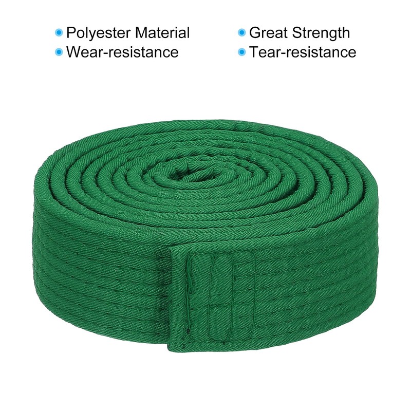 PATIKIL Taekwondo Colored Ranking Belt 1.5" x7.2Ft 2.2m, Polyester Martial