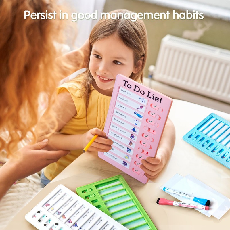 Chore Chart Board for Kids with Adhesive Pads,Kids ADHD to