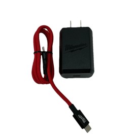 MILWAUKEE USB-C CHARGING CABLE 2 FT And 15W USB-C Wall Adapter NEW