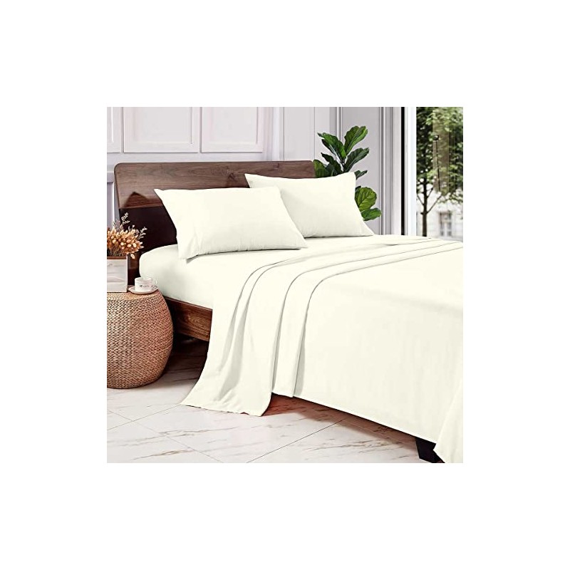 SGI bedding - Juego de sábanas principal de 600 hilos