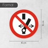 Prohibition Sticker P031 Switching Prohibited According to DIN EN ISO